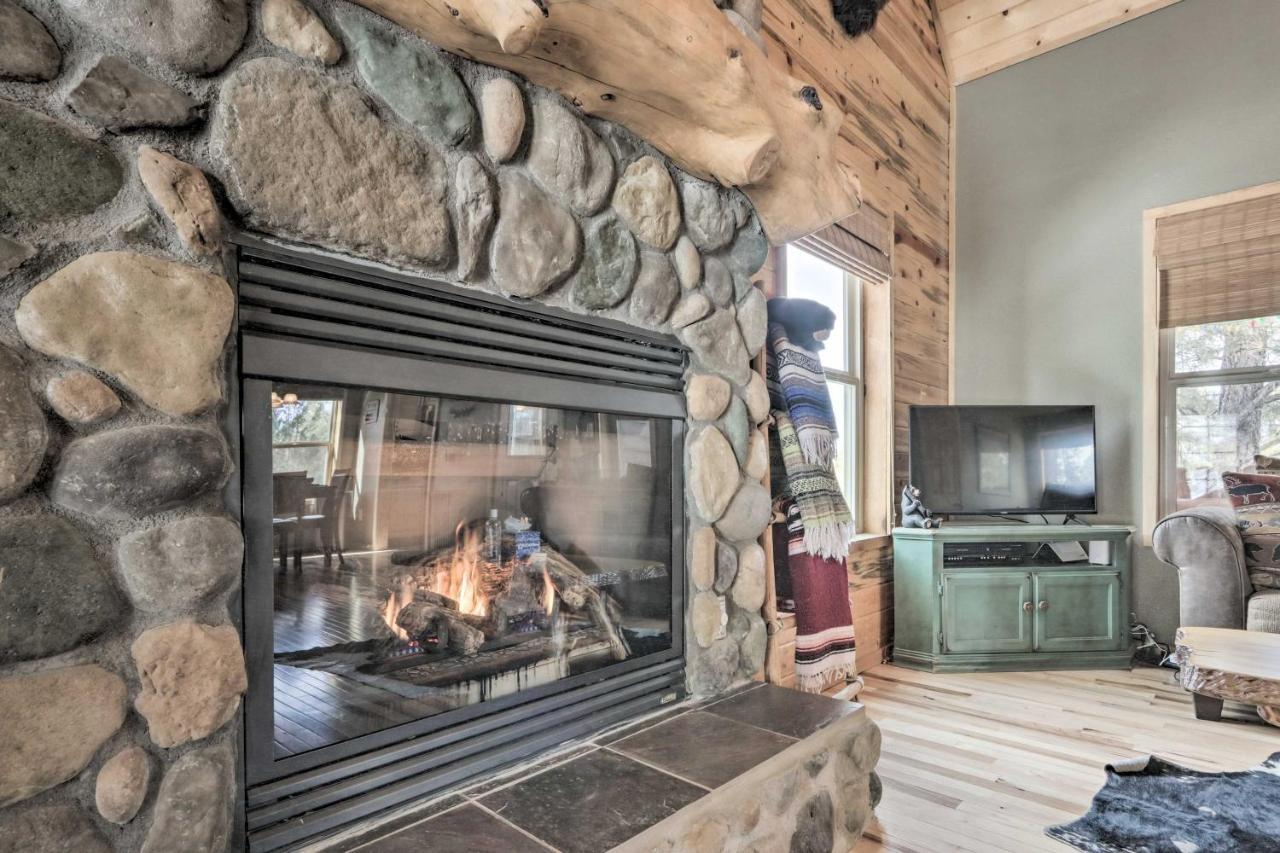 Cozy Heber-Overgaard Cabin With Fire Pit, Game Room! Dış mekan fotoğraf