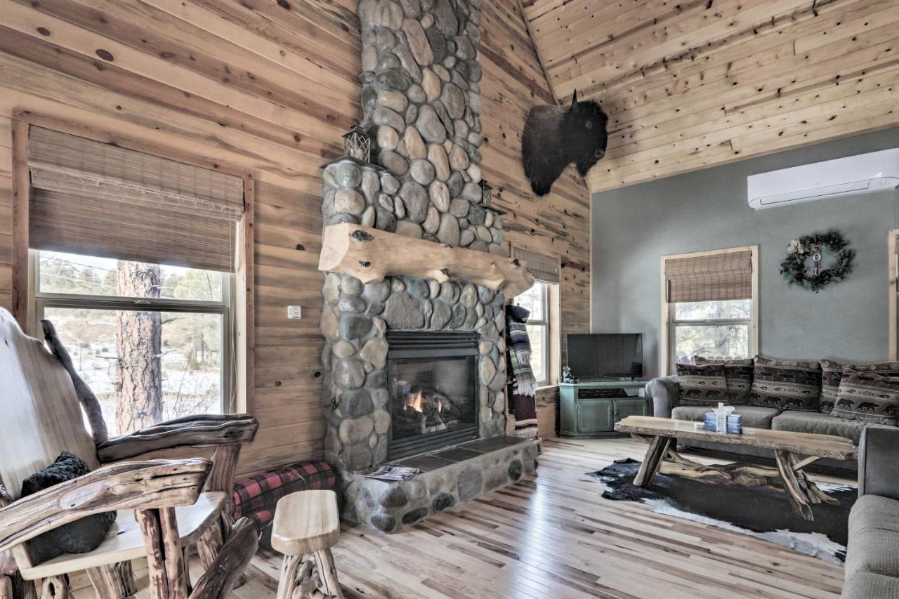 Cozy Heber-Overgaard Cabin With Fire Pit, Game Room! Dış mekan fotoğraf
