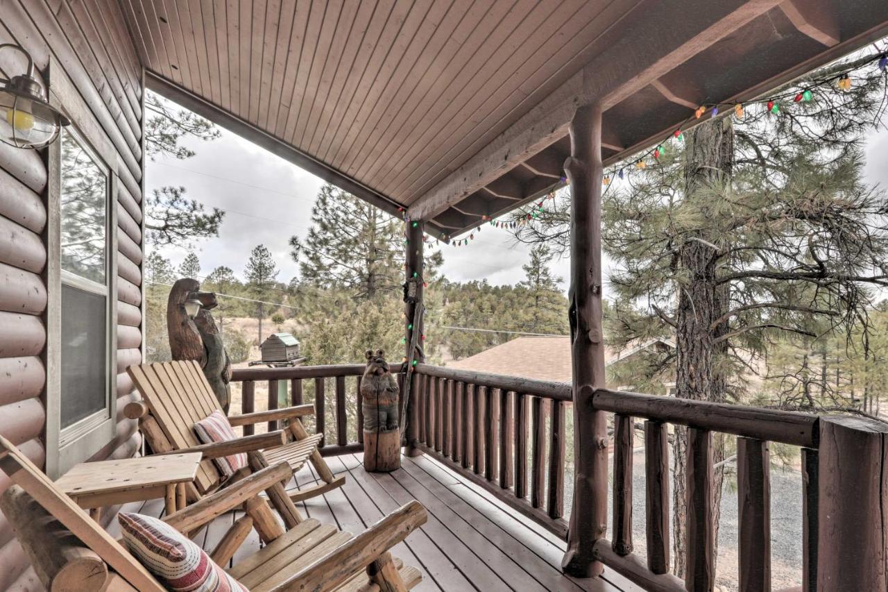 Cozy Heber-Overgaard Cabin With Fire Pit, Game Room! Dış mekan fotoğraf