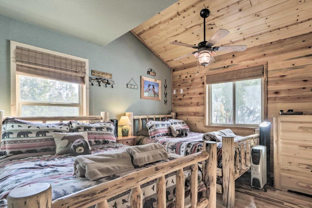 Cozy Heber-Overgaard Cabin With Fire Pit, Game Room! Dış mekan fotoğraf